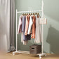 Black and White Steel Armoire Modern Style Cabinet with Clothing Rod Clearhalo 'Armoires & Wardrobes' 'armoires_wardrobes' 'Bedroom Furniture' 'furn' 'furn_armoires_wardrobes' 'Furniture' 1200x1200_9217cd4b-1bd0-46b7-aa4e-589e45e1f19e