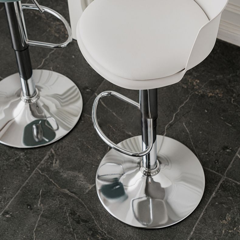 Industrial Backrest Armless Counter Stool Iron Cafe Bar Stool with Adjustable Cushion Clearhalo 'Bar Furniture' 'Bar Stools' 'bar_stools' 'furn' 'furn_bar_stools' 'Furniture' 'Kitchen & Dining Furniture' 1200x1200_921d13c2-3601-4d5c-873b-7a04d60b5115