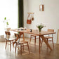 Rectangle Solid Wood Fixed Table Mid-Century Solid Wood Dining Room Table Clearhalo 'Dining Tables & Seating' 'Dining Tables' 'dining_table' 'furn' 'furn_dining_table' 'Furniture' 'Kitchen & Dining Furniture' 1200x1200_921e89e5-74bb-47a4-918e-8b4e7250d03e