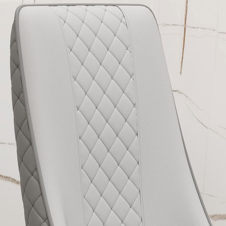 Silla lateral de comedor de tela silla sin brazo moderna para uso de la cocina