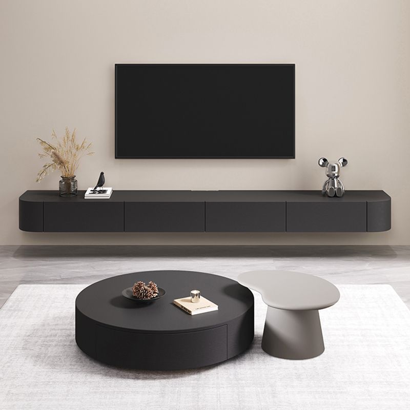 12" W Modern TV Media Stand Wall-mounted TV Stand Console with Drawers Clearhalo 'furn' 'furn_tv_stands_entertainment_centers' 'Furniture' 'Living Room Furniture' 'TV Stands & Entertainment Centers' 'TV Stands & Media Storage Furniture' 'tv_stands_entertainment_centers' 1200x1200_92214429-4691-4a68-b662-b782ddbc9f42