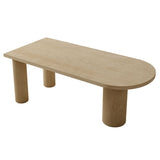 Modern Style Dining Table Brown Solid Wood Dining Table for Kitchen Clearhalo 'Dining Tables & Seating' 'Dining Tables' 'dining_table' 'furn' 'furn_dining_table' 'Furniture' 'furniture_dining_table' 'Kitchen & Dining Furniture' 'kitchen' 'kitchen_dining_table' 1200x1200_9221922a-7aed-4b91-94b0-b1837b97c9b3