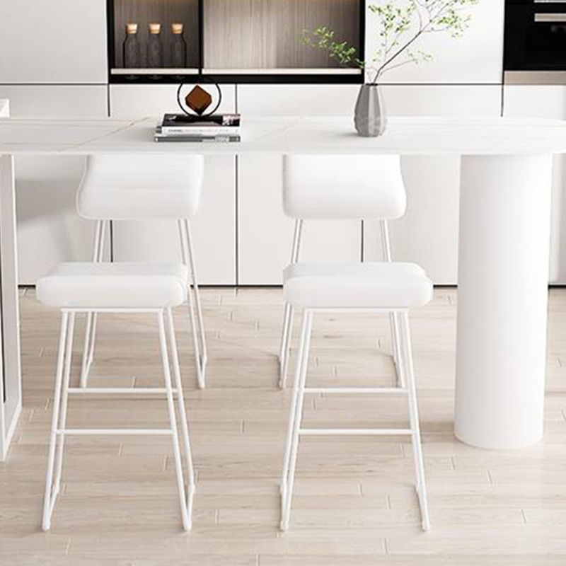 Industrial Stone Indoor Bar Height Table Double Pedestal Bar Dining Table Clearhalo 'Bar Furniture' 'Bar Tables' 'bar_tables' 'furn' 'furn_bar_tables' 'Furniture' 'Kitchen & Dining Furniture' 1200x1200_92224639-d788-4331-959c-f46c6bed77db