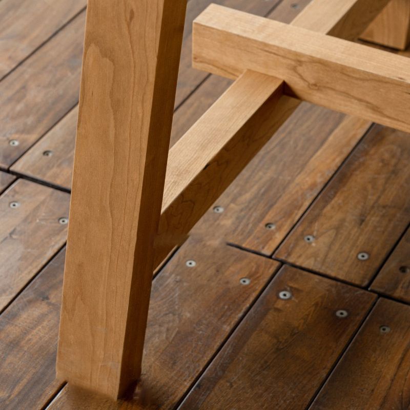 Bureau d'écriture de maison contemporaine Bureau de base en bois massif en bois massif