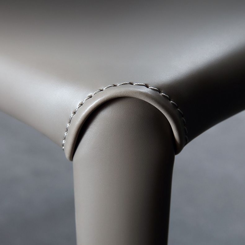 Contemporary Metal Kitchen Dining Side Chair Solid Back Dining Side Chair Clearhalo ' kitchen&dining_furn' 'Dining Chairs' 'Dining Tables & Seating' 'dining_chair' 'furn' 'furn_dining_chair' 'Furniture' 'furniture_dining_chair' 'Kitchen & Dining Furniture' 'kitchen' 1200x1200_9223c3d4-745b-464f-bee5-60a43d89f8cc