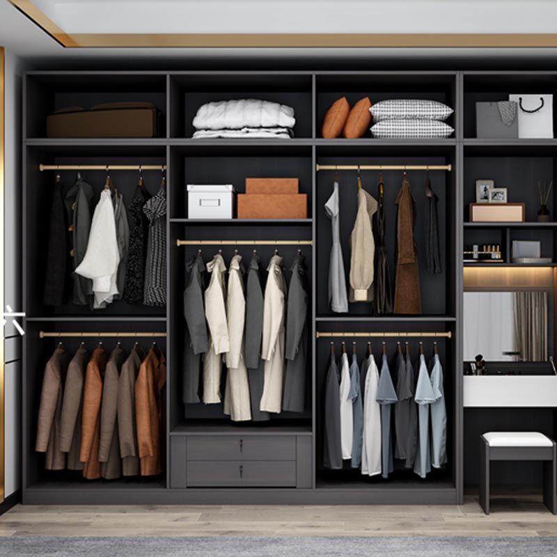 Coupe de tissu moderne en bois blanc inclus le placard de garde-robe pour la maison