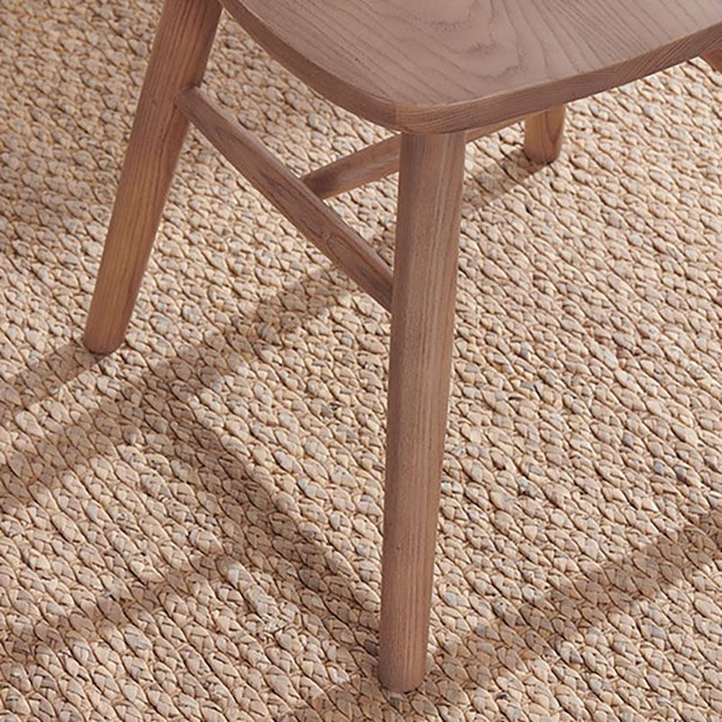 Scandinavische armloze zijstoel houten dineerstoel voor thuis