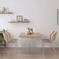 Modern Dining Set 1/2/5 Pieces Rectangle Pine Wood Dining Table for Dining Room Kitchen