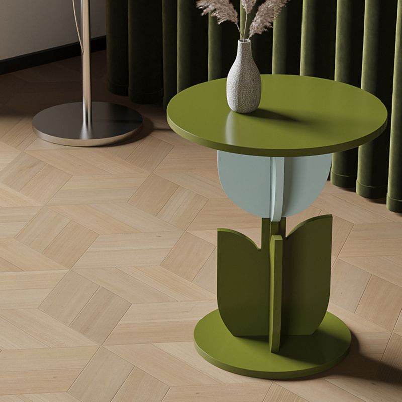 Nordischer runder/geometrischer Couchtisch Holzkaffee oder Endtisch