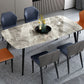 Modern Style Sintered Stone Dining Table Gray Rectangle Table with 4 Legs for Home Clearhalo ' dining_table' 'Dining Tables & Seating' 'Dining Tables' 'furn' 'furn_dining_table' 'Furniture' 'furniture_dining_table' 'Kitchen & Dining Furniture' 'kitchen&dining_furn' 'kitchen' 'kitchen_dining_table' 1200x1200_922a6acf-c429-4244-bec0-b5119999c3a5