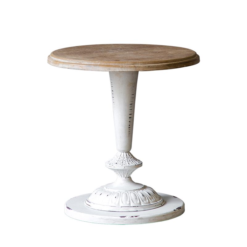 Pedestal de madera maciza