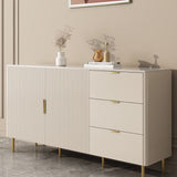 Gabinete de lado de piedra del aparador contemporáneo con cajones para la cocina