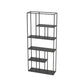 Minimalist Open Metal Etagere Bookcase with Rectangular Shelves Bookcase Clearhalo 'Bookcases' 'Furniture' 'furniture_bookcases' 'kitchen' 'kitchen_bookcases' 'Living Room Furniture' 'Office Furniture' 1200x1200_92391b19-b5b3-4e4c-aefc-560e91e5140a
