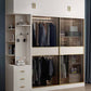 White Engineered Wood Wardrobe Closet Sliding Wardrobe Armoire Clearhalo 'Armoires & Wardrobes' 'armoires_wardrobes' 'Bedroom Furniture' 'furn' 'furn_armoires_wardrobes' 'Furniture' 1200x1200_923b62aa-fe62-4806-8b89-287483f82f82
