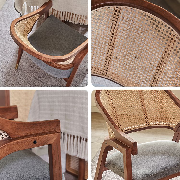 Modern Simple Arm stoel houten frame eetstoel stoel voor thuisgebruik