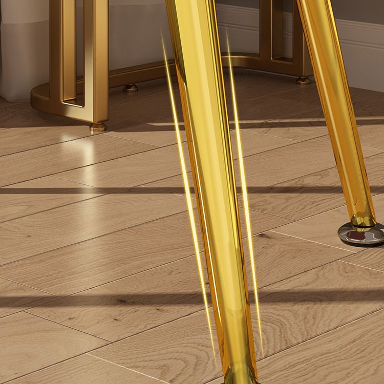 Modern Dining Side Chair with Metal Legs Solid Back Armchair for Home Use Clearhalo ' kitchen&dining_furn' 'Dining Chairs' 'Dining Tables & Seating' 'dining_chair' 'furn' 'furn_dining_chair' 'Furniture' 'furniture_dining_chair' 'Kitchen & Dining Furniture' 'kitchen' 1200x1200_92405013-5c6e-4bc0-a297-c9d0df07b859