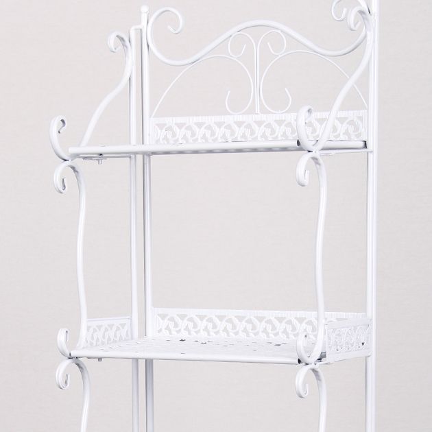 Metal Vertical Book Shelf Etagere Open Shelf Bookcase for Home