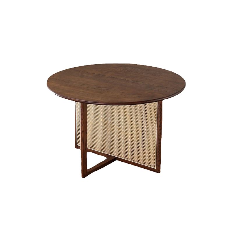 Tavolo da pranzo moderno rotondo Tavolo da pranzo in legno massello per cucina