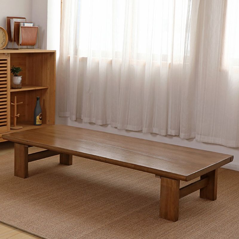 Rectangle Coffee Table Solid Wood Modern Single Coffee Table Clearhalo 'Coffee & Accent Tables' 'Coffee Tables' 'coffee_tables' 'furn' 'furn_coffee_tables' 'Furniture' 'Living Room Furniture' 1200x1200_9242ef0d-52e0-4bdb-b083-fb5cea163c42