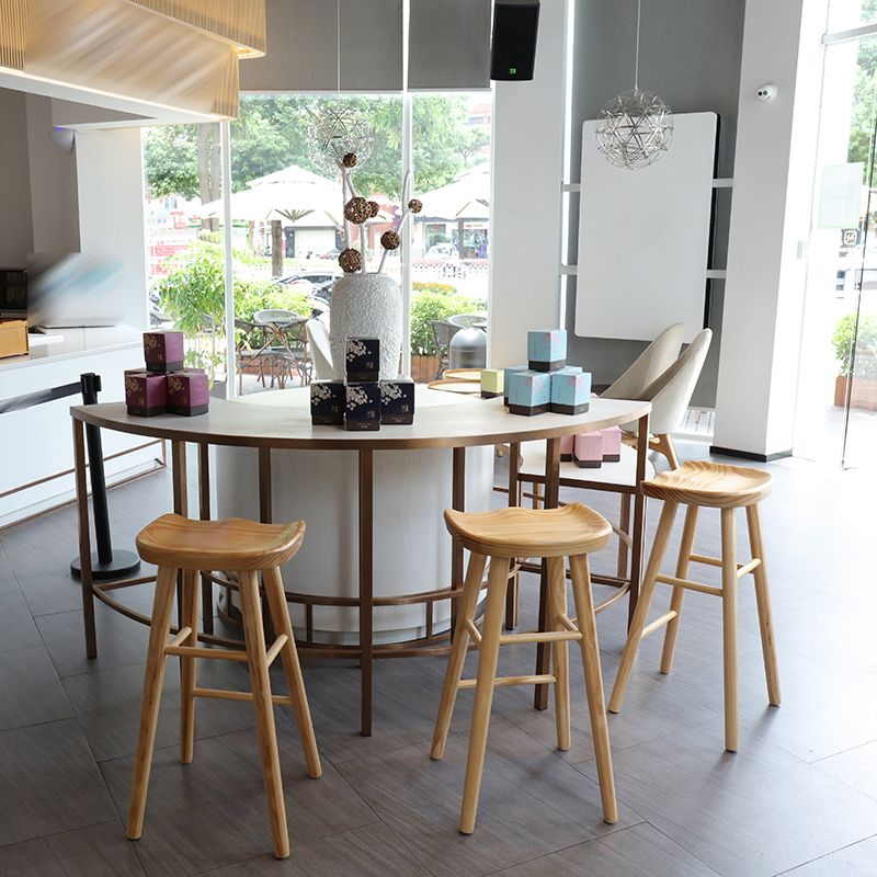 Modern Style Solid Wood Bar Stool with Footrest Living Room Simple Bar Stool 30-inches Clearhalo 'Bar Furniture' 'Bar Stools' 'bar_stools' 'furn' 'furn_bar_stools' 'furniture_bar_stools' 'Kitchen & Dining Furniture' 'kitchen&dining_furn' 'kitchen' 'kitchen_furn' Furniture' 1200x1200_9243650d-18bb-4c91-b67d-03694557b635