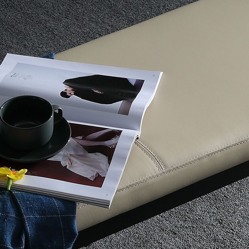 Upholstery Included Dining Bench, 18"H Bench with Black Metal Legs Clearhalo 'Benches' 'Chairs & Seating' 'furn' 'furn_benches' 'Furniture' 'Living Room Furniture' 1200x1200_92443700-0c3d-4723-a444-905be855f2ff