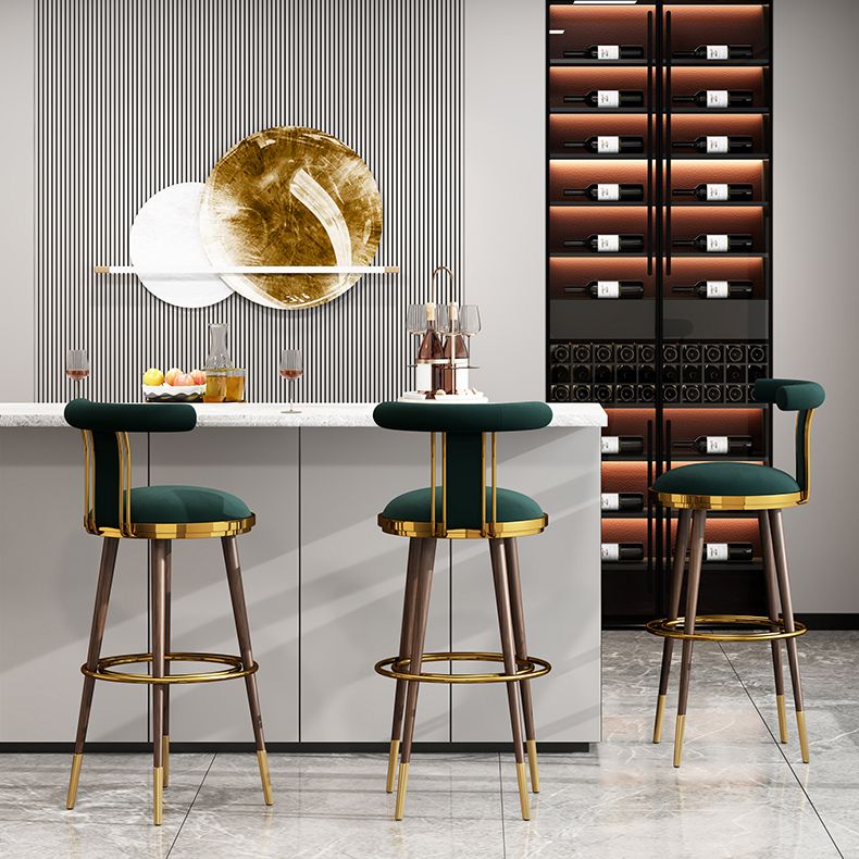 Glam Upholstered Bar Stool Glam Backrest Counter Stool for Bristol Clearhalo 'Bar Furniture' 'Bar Stools' 'bar_stools' 'furn' 'furn_bar_stools' 'Furniture' 'Kitchen & Dining Furniture' 1200x1200_92449864-73a7-40e9-89df-3363c7bc5885