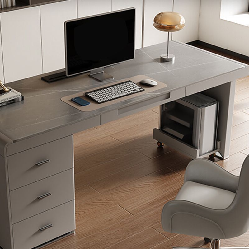 Rectangle Stone Top Office Desk Modern Style Computer Desk for Office Clearhalo 'furn' 'furn_office_desk' 'Furniture' 'Office Desks' 'Office Furniture' 'office_desk' 1200x1200_9245ebc9-8936-4b47-93f3-77cda1db4668