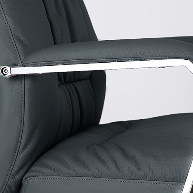 Moderner Schreibtischstuhl Verstellbare Sitzhöhe gepolstert Waffen Office Stuhl mit Rädern