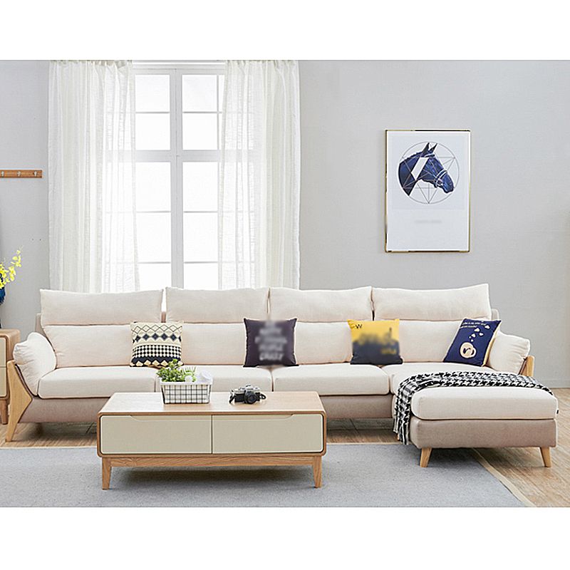 30.71"High Pillow Top Arm Sofa Fabric Cushion Back Sectional for Living Room Clearhalo 'furn' 'furn_sectionals' 'Furniture' 'furniture_sectionals' 'Living Room Furniture' 'Sectionals' 1200x1200_9247ce2c-0640-4ad2-b42a-87649be8d86e