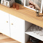 39 "l moderner Sideboard -Holzbuffet -Server mit offenem Speicher