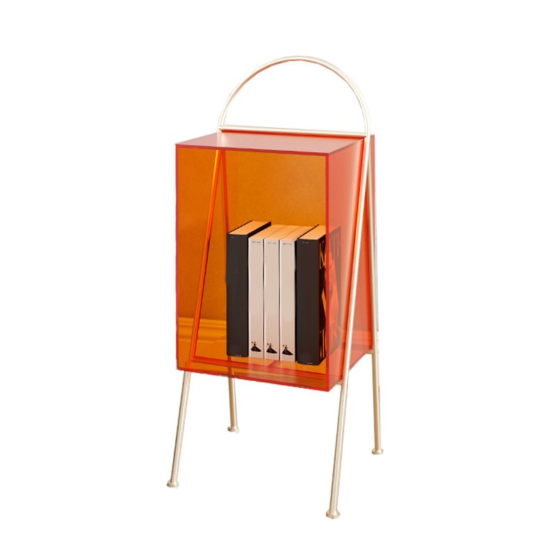 Contemporary Accent Side Table Plastic 4 Legs with Storage Living Room Clearhalo 'Coffee & Accent Tables' 'End & Side Tables' 'end_side_tables' 'furn' 'furn_end_side_tables' 'Furniture' 'Living Room Furniture' 1200x1200_924a31f5-8331-4031-a1a8-8039c89ba4fe