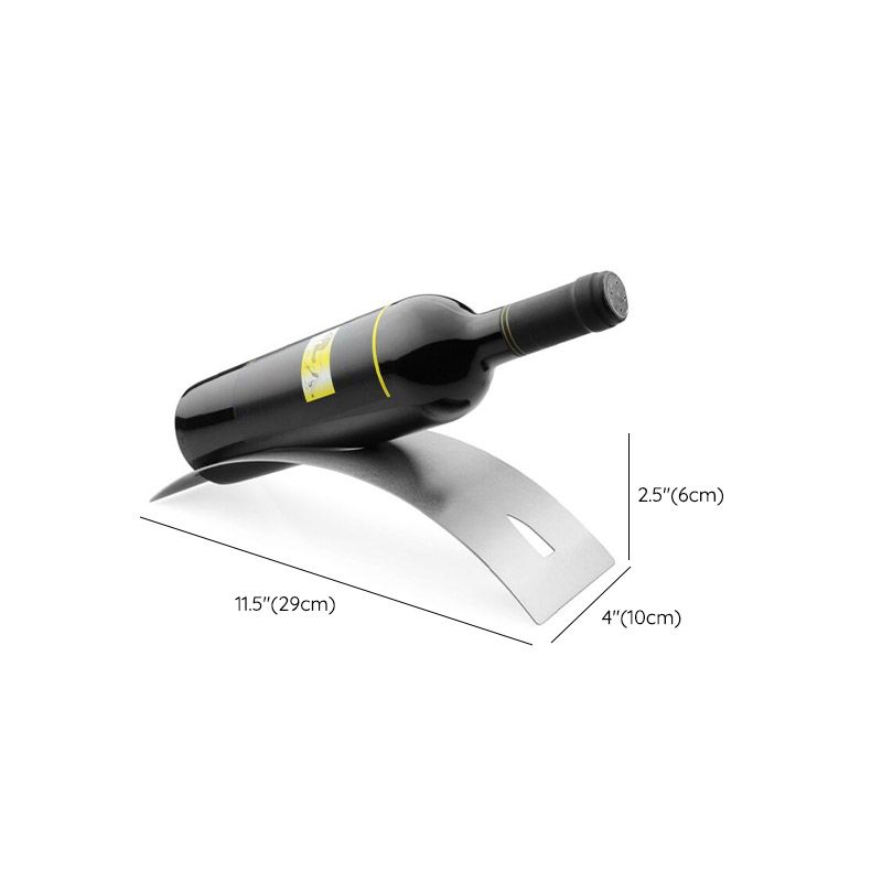 Aanrechtwijnrek metalen zilverwijnflessen rek voor woonkamer