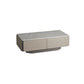 Contemporary Coffee Or End Table Marble with Storage Drawers Rectangle Clearhalo 'Coffee & Accent Tables' 'Coffee Tables' 'coffee_tables' 'furn' 'furn_coffee_tables' 'Furniture' 'Living Room Furniture' 1200x1200_924f471e-0e70-4e6c-ad80-f9d3f7f27eb7