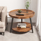 Wood Cocktail Table 3 Legs Modern Single Coffee Table with Shelf Clearhalo 'Coffee & Accent Tables' 'Coffee Tables' 'coffee_tables' 'furn' 'furn_coffee_tables' 'Furniture' 'Living Room Furniture' 1200x1200_924fda5e-98ab-4ebf-a9d7-88bdd818b1d0