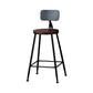 Indoor Industrial Style Wood Top Barstool Metal 4 Legs Bar Stool with Pedal Clearhalo 'Bar Furniture' 'Bar Stools' 'bar_stools' 'furn' 'furn_bar_stools' 'Furniture' 'Kitchen & Dining Furniture' 1200x1200_925063cb-366a-40be-98f6-cfe1dc60a00d