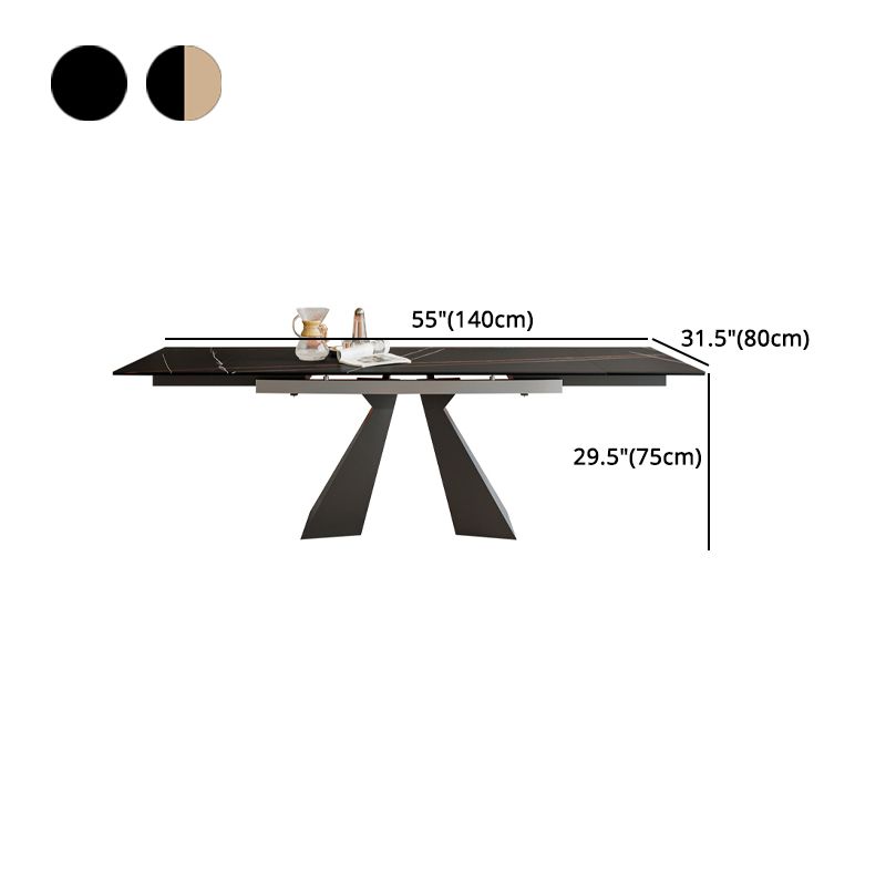 Modern 1/4/5/7 Pieces Dining Set Rectangle Black Dining Table Set for Home Use Clearhalo 'Dining Room Sets' 'Dining Tables & Seating' 'dining_room_set' 'furn' 'furn_dining_room_set' 'Furniture' 'furniture_dining_room_set' 'Kitchen & Dining Furniture' 'kitchen&dining_furn' 'kitchen' 1200x1200_9252a5be-474b-4c2a-bb2d-5e0aa309223c