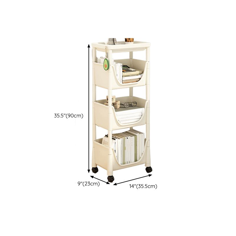 Contemporary Bookcase Vertical Plastic Book Shelf for Study Room Clearhalo 'Bookcases' 'furn' 'furn_bookcases' 'Furniture' 'Office Furniture' 1200x1200_925418e6-1909-4640-923c-6cccddde08a2
