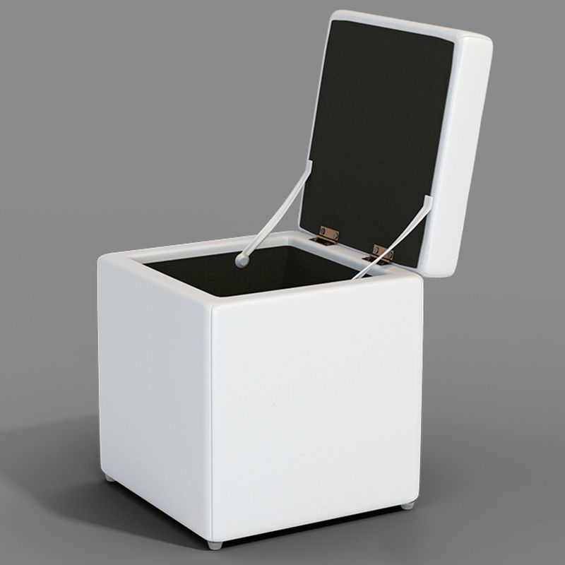 Tufted Mildew Resistant Ottoman Faux Leather Square Mid-Century Modern Cube Ottoman Clearhalo 'furn' 'furn_ottomans_poufs' 'Furniture' 'Living Room Furniture' 'Ottomans & Poufs' 'ottomans_poufs' 1200x1200_92541a84-f62c-4731-ad9d-6ec007571234