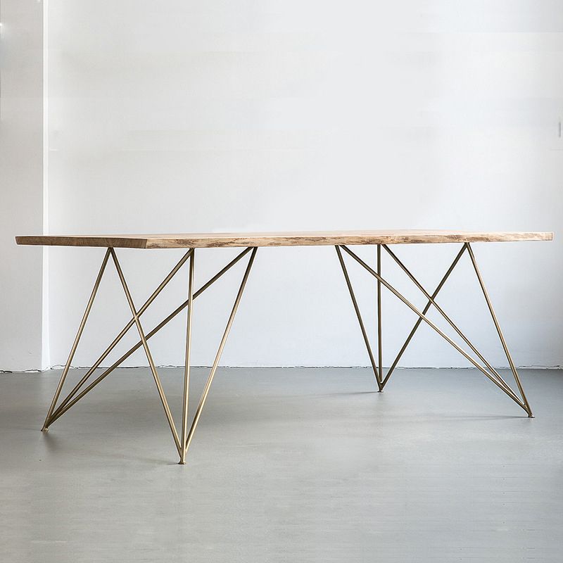 Tableau de restauration à table de luxe traditionnelle en bois pour cuisine