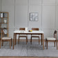 Rectangle 4 Legs Mid-Century Table White Fixed Table of Sintered Stone Clearhalo ' dining_table' 'Dining Tables & Seating' 'Dining Tables' 'furn' 'furn_dining_table' 'Furniture' 'furniture_dining_table' 'Kitchen & Dining Furniture' 'kitchen&dining_furn' 'kitchen' 'kitchen_dining_table' 1200x1200_92555589-f588-45f6-b3c7-592719d0d62c