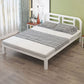 Letto standard metallico glam con testiera a frame aperto, 78 pollici