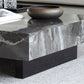 Contemporary Stone Coffee Table Rectangle Sled Coffee Cocktail Table Clearhalo 'Coffee & Accent Tables' 'Coffee Tables' 'coffee_tables' 'furn' 'furn_coffee_tables' 'Furniture' 'Living Room Furniture' 1200x1200_9258fdc1-942a-4ae1-83e0-28bd6280fe19