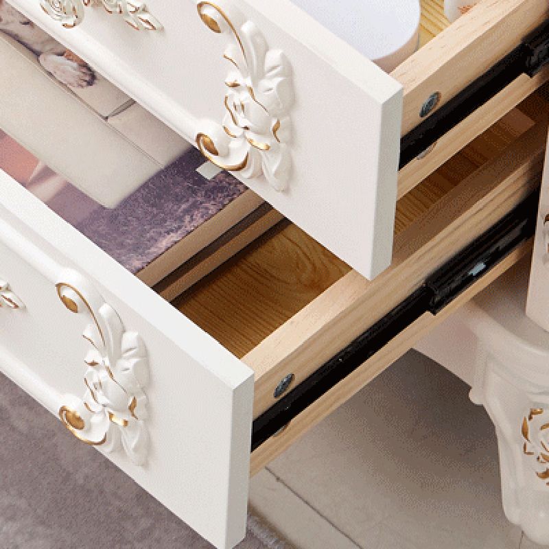 15.74" Wide Accent Chest Modern White Rectangle Chest with Drawers Clearhalo 'Cabinets & Chests' 'cabinets_chests' 'furn' 'furn_cabinets_chests' 'Furniture' 'Living Room Furniture' 1200x1200_92593977-f2e7-42d7-b8a6-4aa55f78bafa