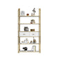 Glam Style Bookcase 12"W 79"H Open Back Bookshelf for Study Room Home Office Clearhalo 'Bookcases' 'furn' 'furn_bookcases' 'Furniture' 'furniture_bookcases' 'kitchen' 'kitchen_bookcases' 'Living Room Furniture' 'Office Furniture' 1200x1200_925945e3-c864-43d1-b4d2-40b599fc3075