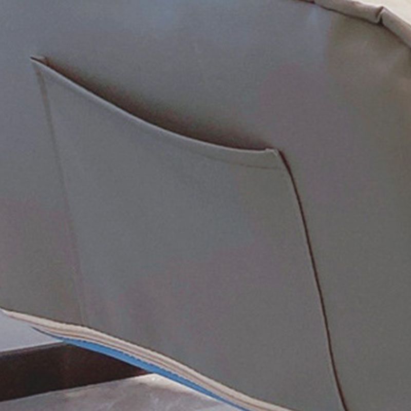 Roues de fauteuil accent en cuir PU Armes incluses chaise pour le salon