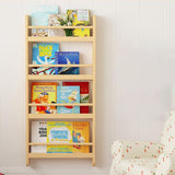 Pine Wood Wall Unit Bookshelf Scandinavian Vertical Bookcase for Home Clearhalo 'Bookcases' 'furn' 'furn_bookcases' 'Furniture' 'furniture_bookcases' 'Office Furniture' 1200x1200_925ad25a-40e2-4419-b71a-6f2ad518299d