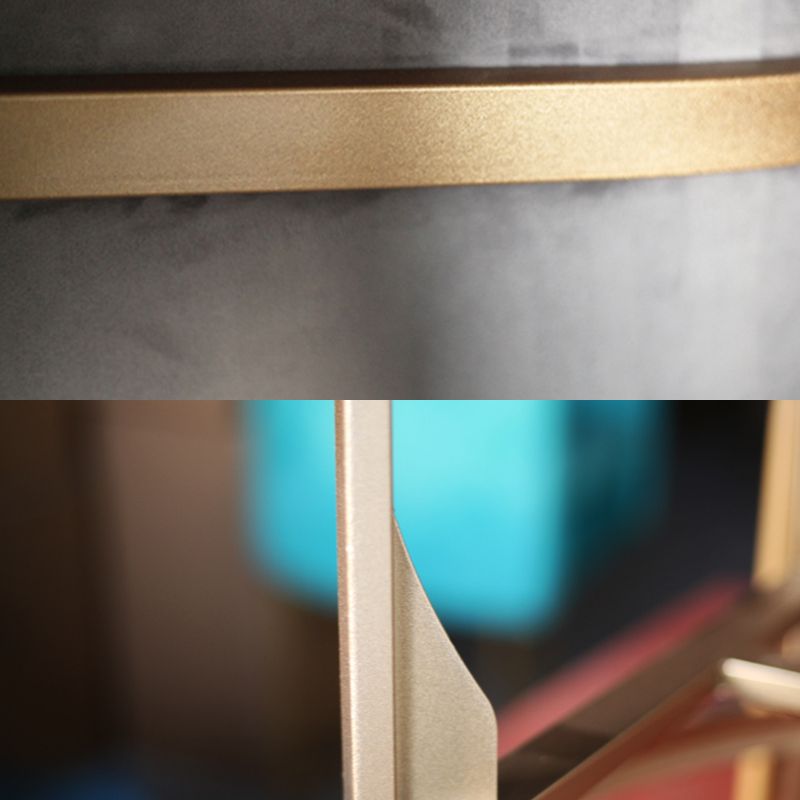 Velvet Sloped Arms Sofa with Tight Back for Living Room 28.35" High