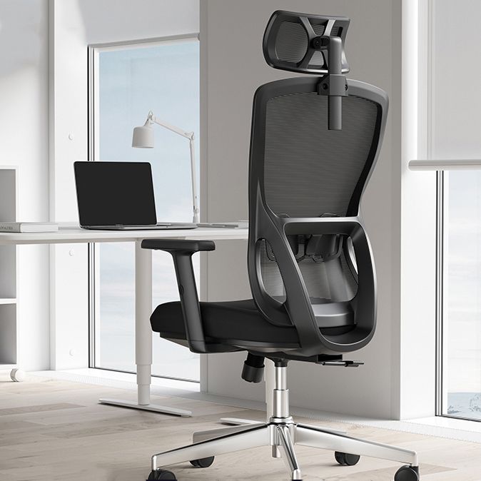16" Wide Contemporary Wheels Breathable AirGrid Office Chair Clearhalo 'furn' 'furn_office_chair' 'Furniture' 'Office Chairs' 'Office Furniture' 'office_chair' 1200x1200_926043ff-b76d-4080-9247-01fdd9f747da