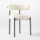 Open Back Dining Chair Designer Style Home Velvet Side Chair