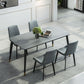 Simple Style 1/5/7 Pieces Dining Set Gray Stone Top Table Kitchen Set for Dining Room Clearhalo 'Dining Room Sets' 'Dining Tables & Seating' 'dining_room_set' 'furn' 'furn_dining_room_set' 'Furniture' 'furniture_dining_room_set' 'Kitchen & Dining Furniture' 'kitchen&dining_furn' 'kitchen' 1200x1200_9262f94d-b713-42a6-9104-a28fae9b7f85